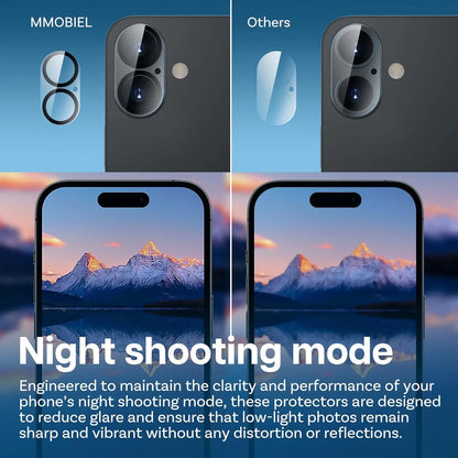 Camera Protector For iPhone 17 16 15 14 13 Pro Max 13Mini 17Air Tempered Glass Len Screen Protectors Glass Film For iPhone 17 16 Beauty World Shop