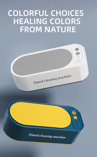 2026 Ultrasonic Glasses Cleaner 50KHz Contact Lens Cleaner Household Timer Jewelry Toothbrush Cleaner Brush Dentures New Beauty World Shop