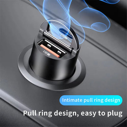 100W/200W QC3.0 PD Mini Car Charger 12-24V Lighter Fast Charging Car USB Type C Charger for Xiaomi Samsung Huawei iPhone Power Beauty World Shop