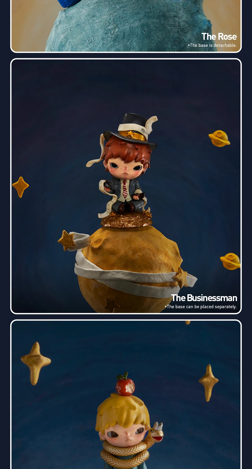 POP MART Hirono Le Petit Prince Series Blind Box Toys Kawaii Anime Action Figure Cartoon Model Surprise Box Mystery Box Beauty World Shop