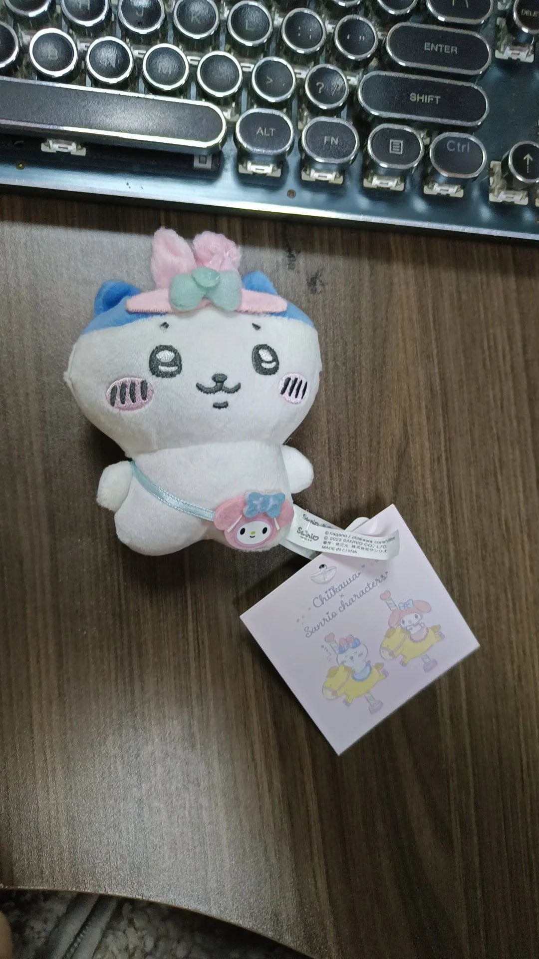 Self-deprecating Bear Chiikawa Sanrioi hachiware Plush Toy Co-branded Doll Pendant Cute Jiyi Xiaohachi Usaki Bedroom Ornaments Beauty World Shop