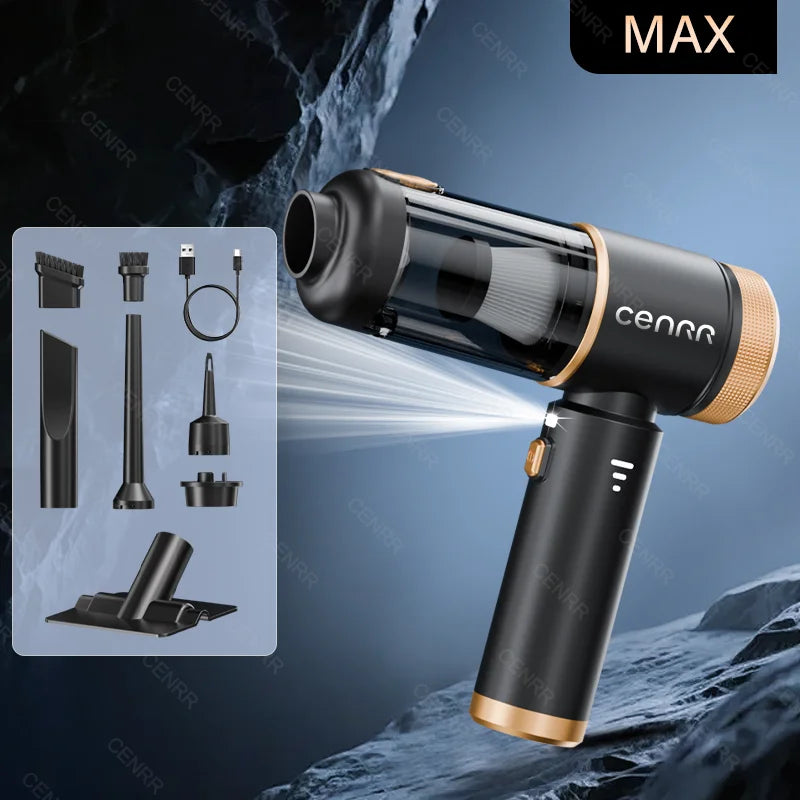 CENRR 2026 Car Vacuum Cleaner Mini 998000PA Cordless Powerful for Home Handheld Blower Car Cleaner Portable Car Vacuum Cleaner Beauty World Shop