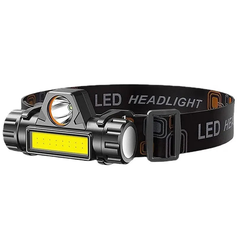 Rechargeable COB LED USB Headlamp Strong Magnetic Powerful Headlight Super Bright Waterproof Head Torch For Outdoor Fishing Beauty World Shop