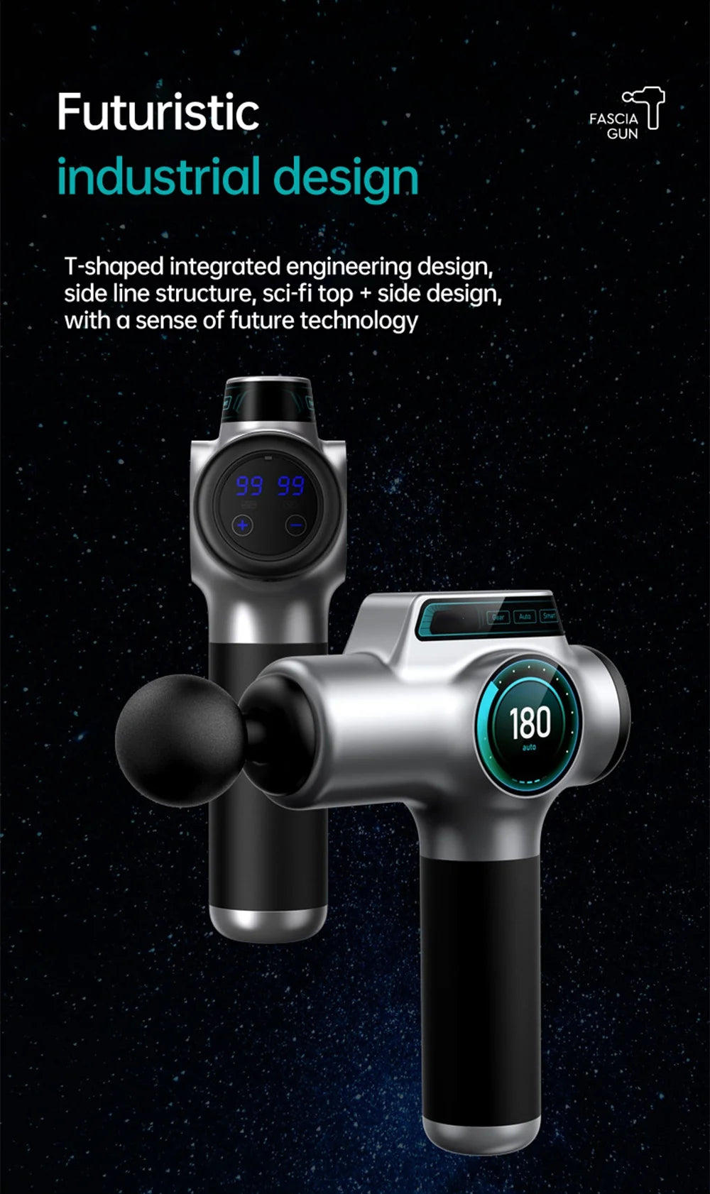 99 Speed Professional Muscle Massage Gun Massager Massager for Neck and Back Massage Instrument Dropshipping Fitness Equipment Beauty World Shop