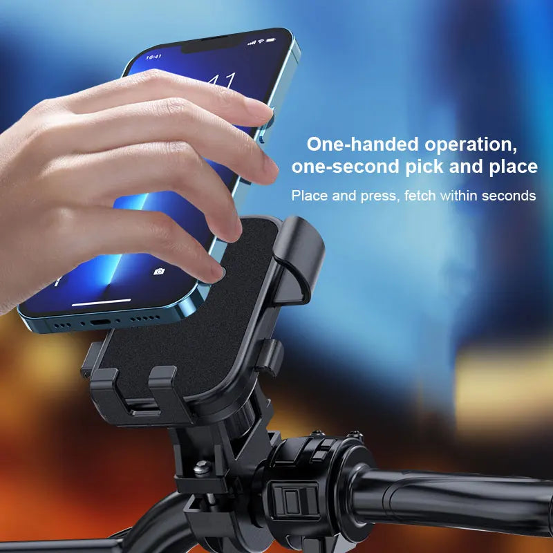 Anti-slip Phone Mount 360° Rotatable Adjustable Bike Phone Mount for Outdoor Cycling, Mountain Bike Accessories Beauty World Shop