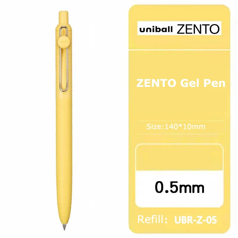 uniball ZENTO Standard 0.38/0.5mm Gel Pens,Water-Based Smooth Writing Roller Ball Pens Fit for a variety of occasions Stationery Beauty World Shop