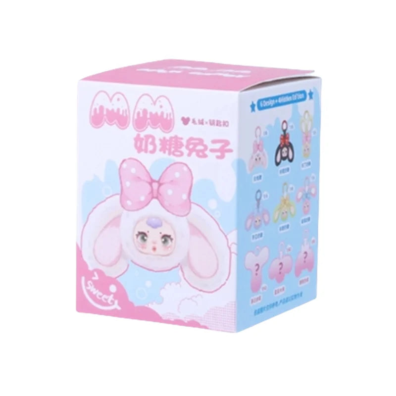 MM Milk Candy Second Generation Plush Vinyl Cartoon Cute Doll Model Toys Blind Box Keychain Bag Charm Decoration Birthday Gifts Beauty World Shop
