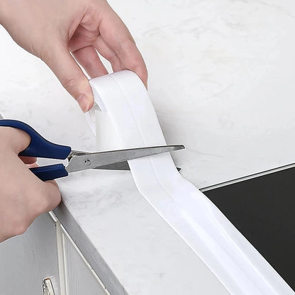 PVC tape Waterproof wall glue sink edge seal mildew resistant caulking strip Kitchen bathroom shower tub Beauty World Shop