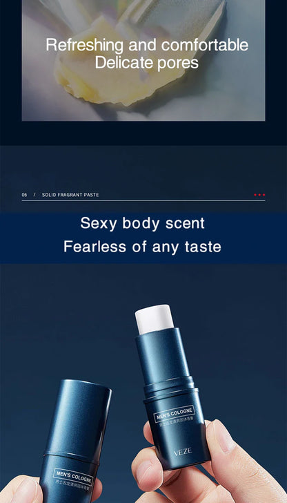 Fanzhen Men's Solid Cologne - Light and Fresh Scent, All-Over Use, Portable Stick for On-the-Go Convenience Beauty Trend Shop