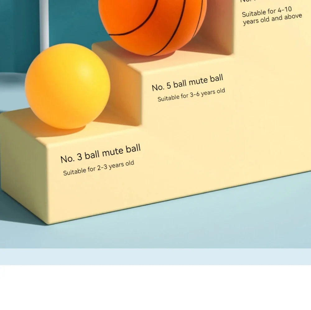 Foam Basketball Kids Silent Basketball Bouncing Mute Silent Ball Bounce Squeezable Mute Bouncing Basketball Beauty World Shop