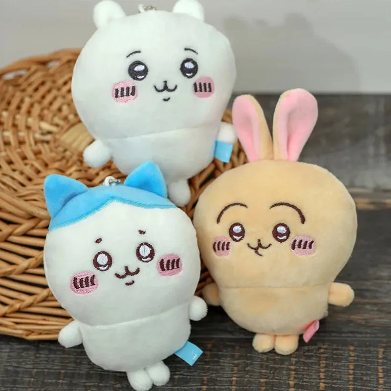 Chiikawa Keychain Cute Cartoon Plush Keychain Usagi Backpack Charm Anime Character Pendant Birthday Gift Game Prize Beauty World Shop