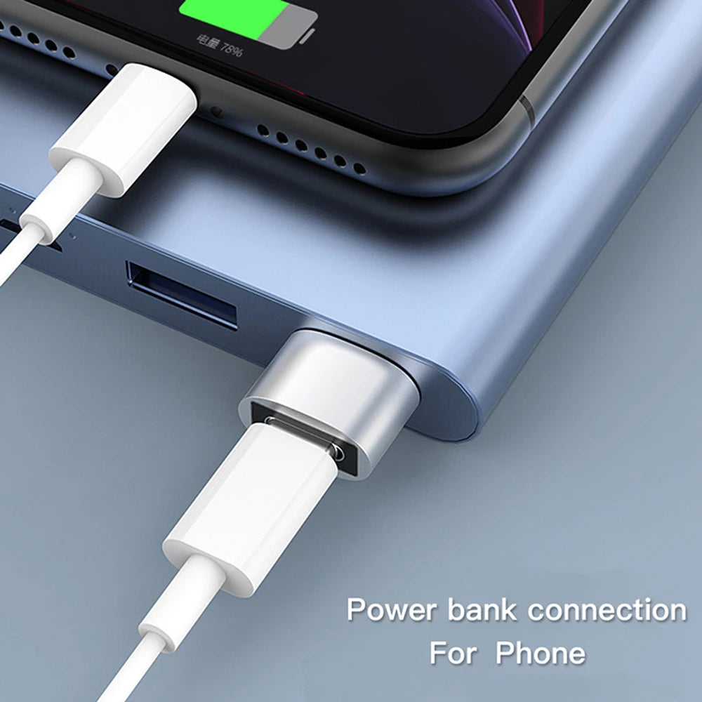 2Pcs USB To Type C OTG Adapter USB USB-C Male To Micro USB Type-c Female Converter For Macbook Samsung S20 USBC OTG Connector Beauty World Shop