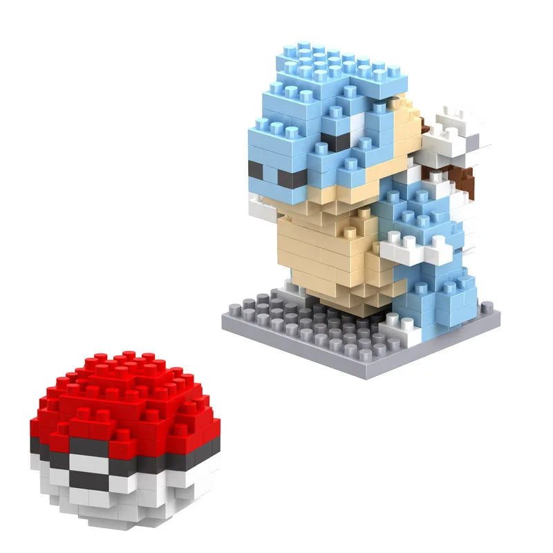 75 Style Building Blocks Assembly Anime Picachu Charizard Doll Blastoise Bulbasaur Gengar Bricks Figures Toy for Kid Gift Beauty World Shop