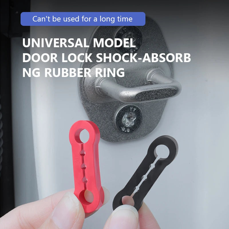 1/4pcs Car Door Shock Absorber Universal Car Door Buckle Soundproof Deadener Damper Cushion Anti-Vibration Buffer Pad 2026 New Beauty World Shop