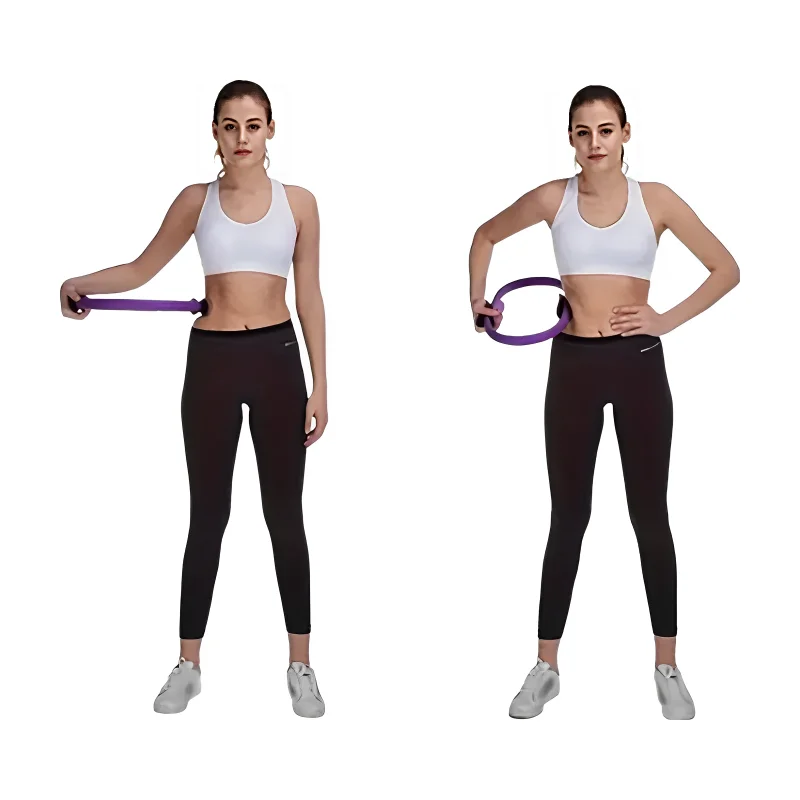 1Pcs Brand New Yoga Fitness Ring Circle Pilates Women Girl Exercise Home Resistance Elasticity Gym Workout Accessories Beauty World Shop