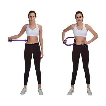 1Pcs Brand New Yoga Fitness Ring Circle Pilates Women Girl Exercise Home Resistance Elasticity Gym Workout Accessories Beauty World Shop