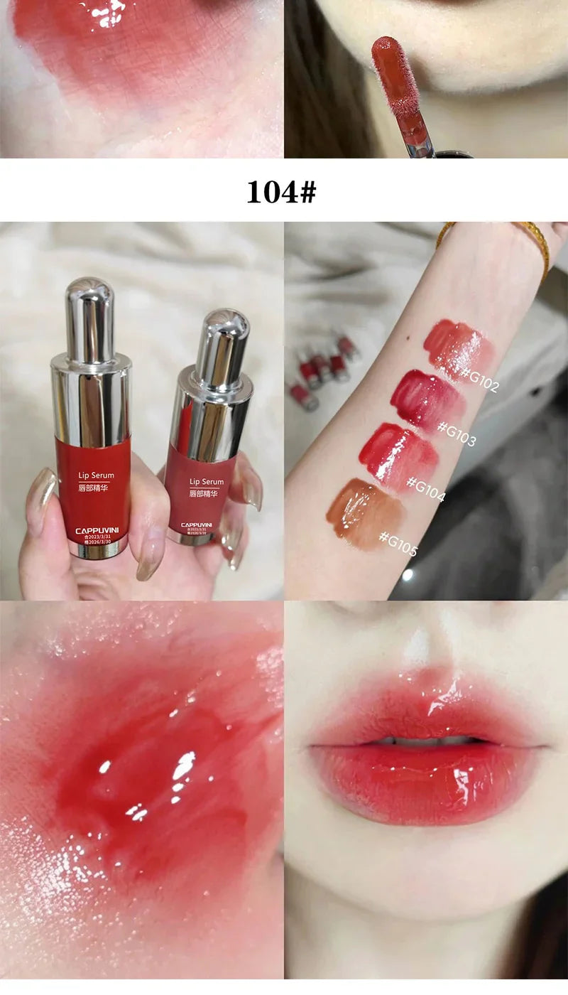 Cappuvini Baby Bottle Lip Gloss — Hydrating Mirror Finish, Glass-Effect Lip Gloss for Jelly-Like Lips, Beauty Trend Shop