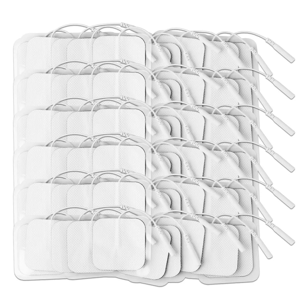 4x4cm 5x5cm Self Adhesive Electrodes Pads EMS Tens Massager Patch Nerve Muscle Stimulator Physiotherapy Therapy Body Massager Beauty World Shop