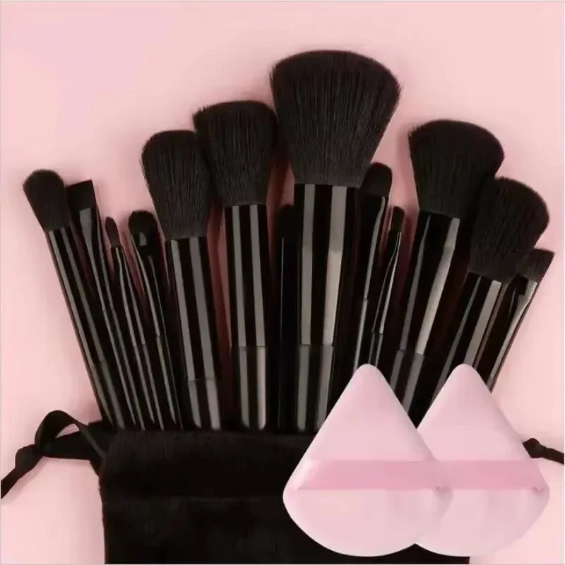 13pcs Makeup Brush Brushes Set Cosmetic Makeup Sponge Makeup Brush Beauty Tool Eyeshadow Blush Professional Brush Set Beauty Fashion