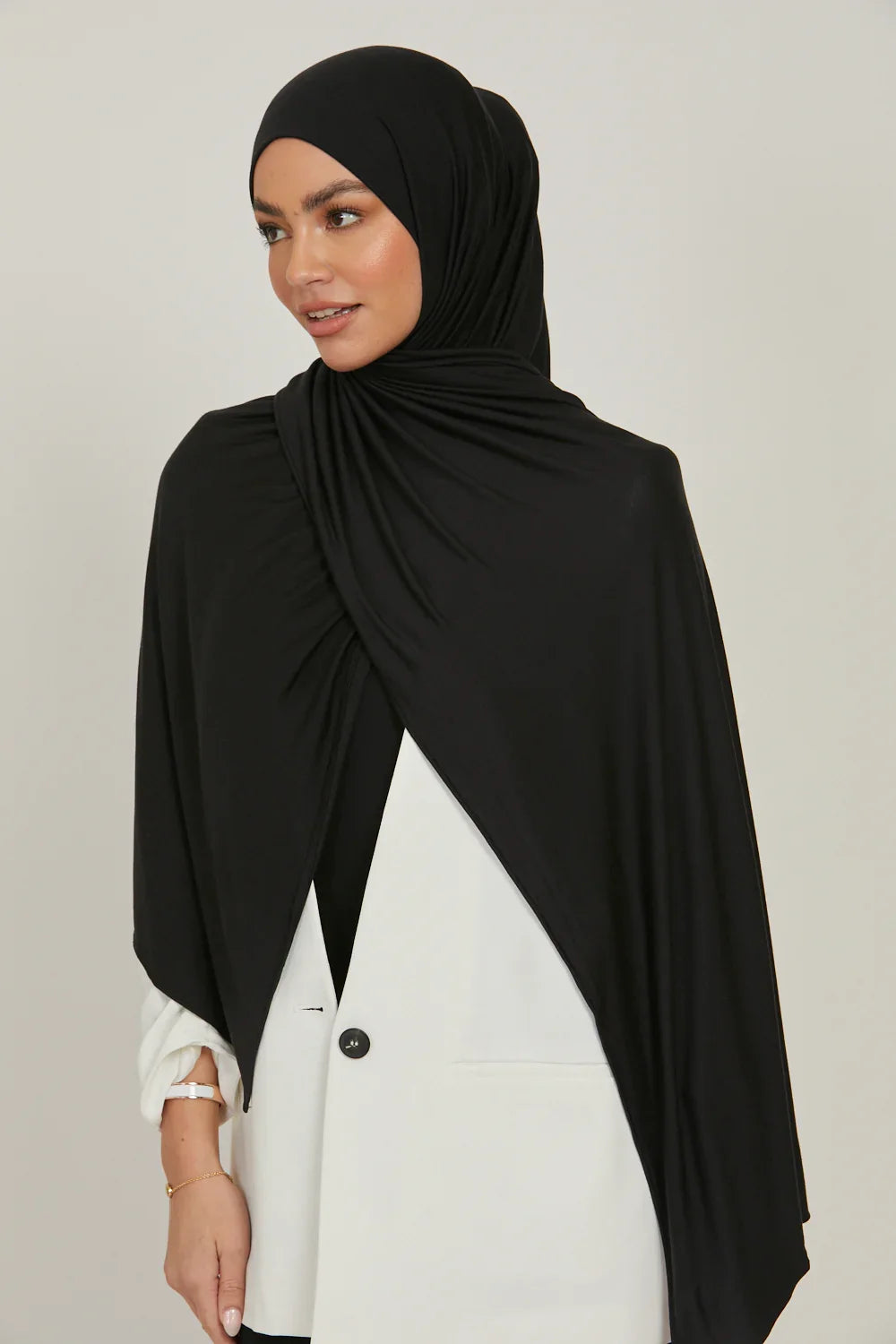Muslim Jersey Hijab Scarf Women Long Solid Color Head Wrap For Women Hijabs Scarves Ladies Muslim Veil Jersey Hijabs Beauty World Shop