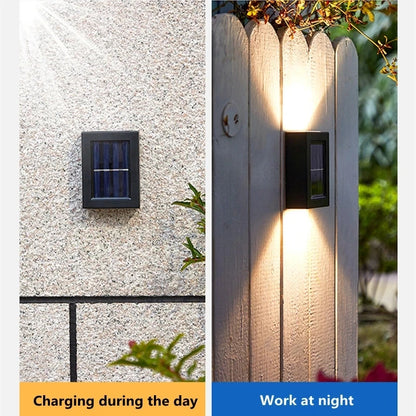 Solar LED Outdoor Light Solar Lighting Sensor Lamp Streetlights Exterior Garden Decoration Garland Waterproof Solar Wall Light Beauty World Shop