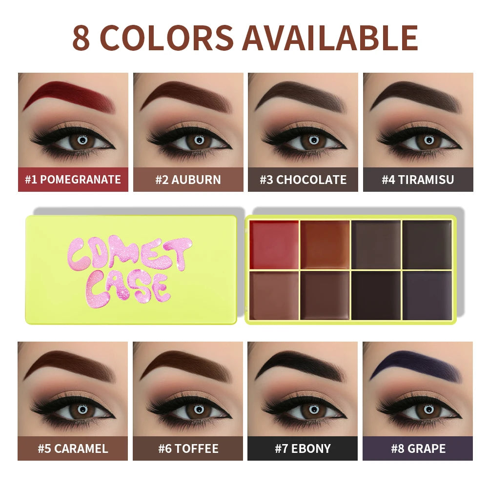 Curve Case Cream Eyebrow Cream Blush Highlighter Palette Matte Shimmer Finishes Shadow Tones Long-Lasting Cosmetics Beauty World Shop