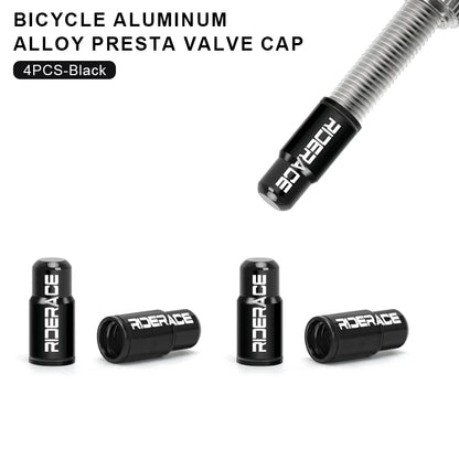 2/4/10Pcs Bicycle Tire Valve Cap Dustproof Lightweight Aluminum Alloy MTB Road Bike Tube Tyre Gas Nozzle Cover For FV Presta Beauty World Shop