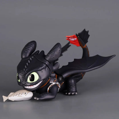 Potdemiel How To Train Your Dragon Figure Toothless Light Fury Action Figures Model Kit Toy Model Collection Ornament Toys Gift Beauty World Shop