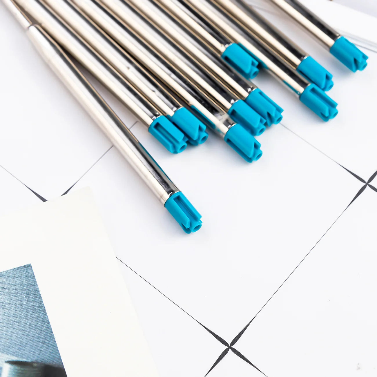 98mm1.0mm Ballpoint Pen Refills For Parker Pens Medium Point Blue Red Black Ink Rods For Writing Office Stationery Beauty World Shop