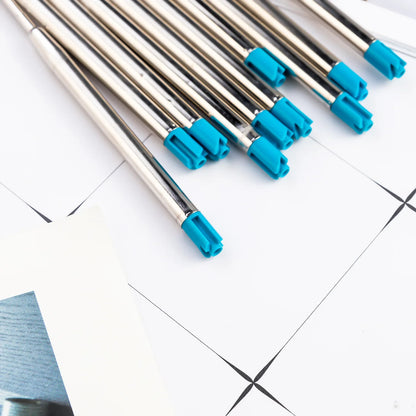 98mm1.0mm Ballpoint Pen Refills For Parker Pens Medium Point Blue Red Black Ink Rods For Writing Office Stationery Beauty World Shop