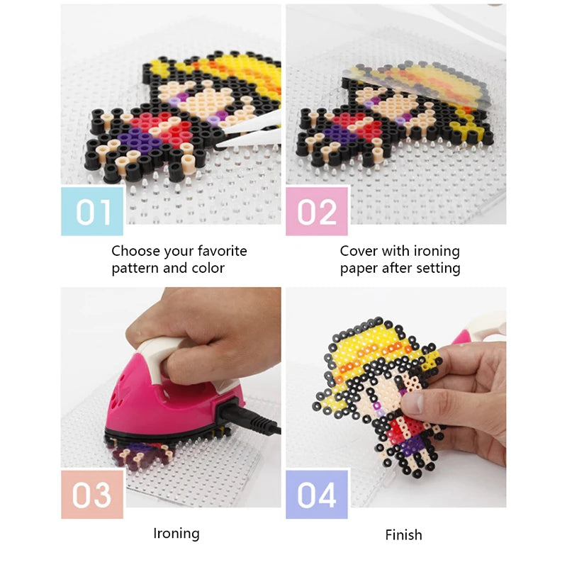 2000 pcs/Bag 2.6mm Hama Beads Puzzle Perlen Iron Beads Diy Perler Fuse Bead Intelligence Educational Toys Beauty World Shop