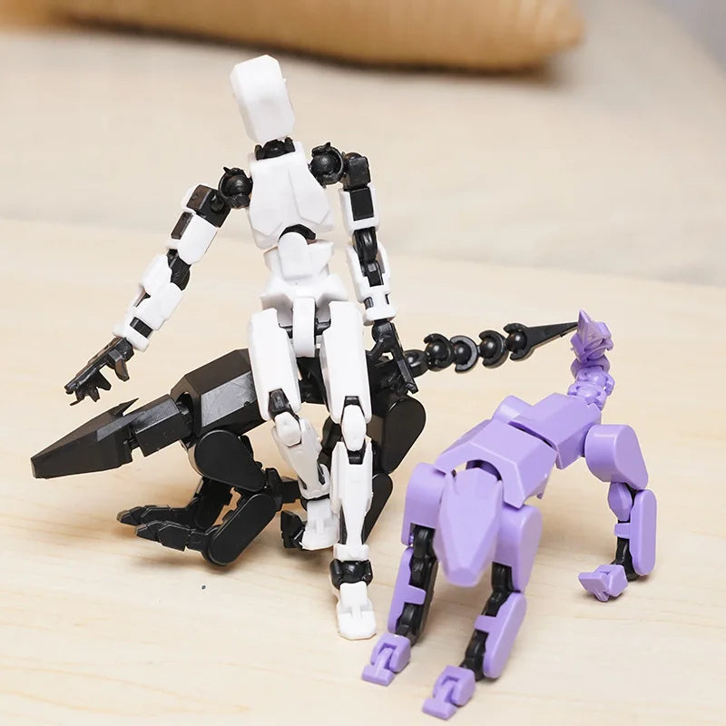 3D Multi-Jointed Movable Shapeshift Robot Joint Dog Creative Printed Mannequin Dummy Action Model Doll Toys for Children's Gifts Beauty World Shop