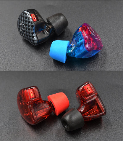 KZ 3Pair(6pcs) Noise Isolating Comfortble Memory Foam Ear Tips Ear Pads Earbuds For In Earphone For KZ Headphones ZSX EDXPro PR3