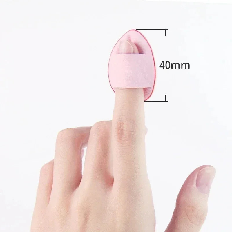 5/10Pcs Mini Finger Puff Foundation Small Air Cushion Powder Sponge Face Concealer BB Cream Cosmetic Applicator Makeup Tools Beauty World Shop