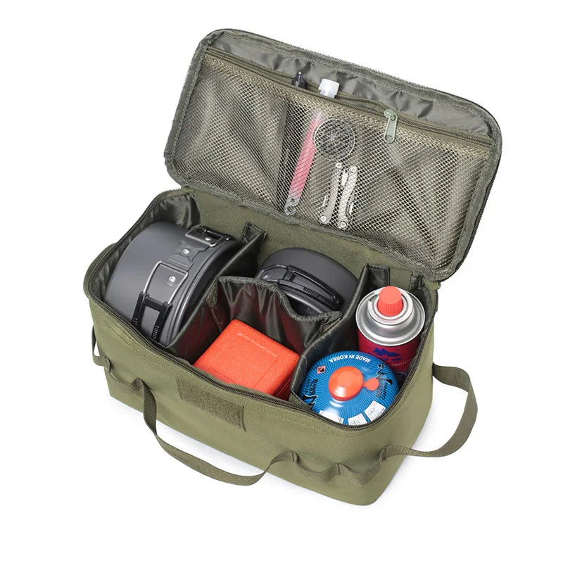 Outdoor Tool Bags Camping Gas Tank Storage Bag Large Capacity Ground Nail Gas Canister Picnic Cookware Multifunction Kit BagsOut Beauty World Shop