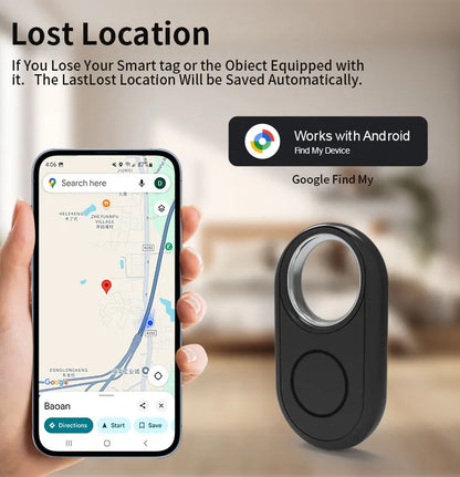 Long Distance Tracker for Samsung Device via Android Google Find Hub App Locator Finder Far Away Positioning Anti-lost Smart Tag Beauty World Shop