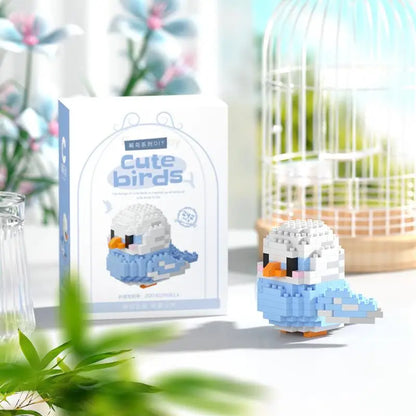 Kawaii Cute Bird Small Building Blocks Set Creative Educational Building Toys For Boys Girls Toys Suitable For Decorate Beauty World Shop