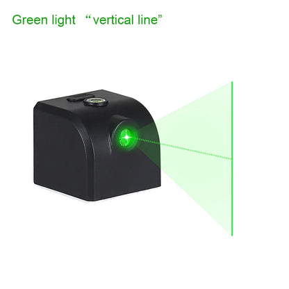 Powerful Laser Level Mini Horizontal And Vertical Cross Lines Super Green Portable Laser Level Location Line For USB Charge DIY Beauty World Shop