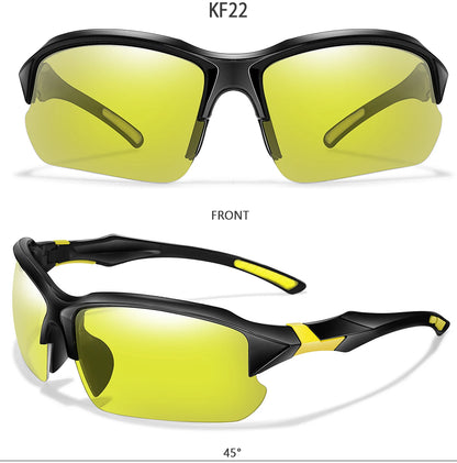 Photochromic Cycling Sunglasses Men Outdoor Sports Tactical Camouflage Goggles Vintage Driving Riding Fishing Windproof Beauty World Shop