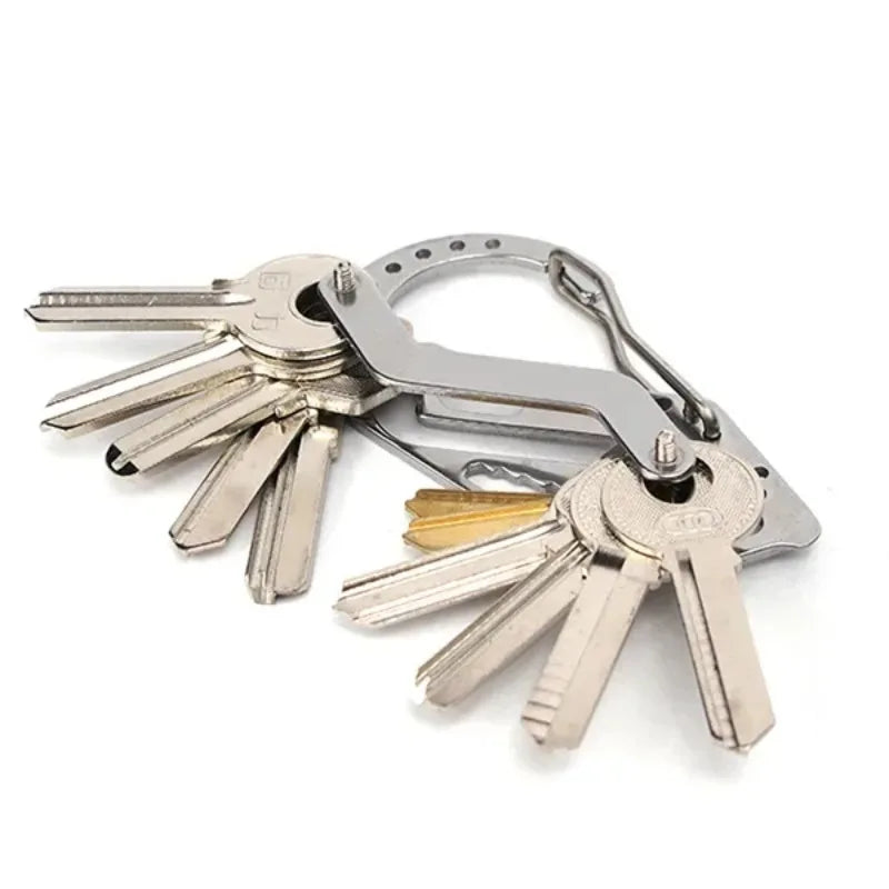 Portable Keys Holder Keyring Wallets Car Key Chain Collector Edc Pocket Key Organizer Bottle Opener Outdoor accessories Tools Beauty World Shop