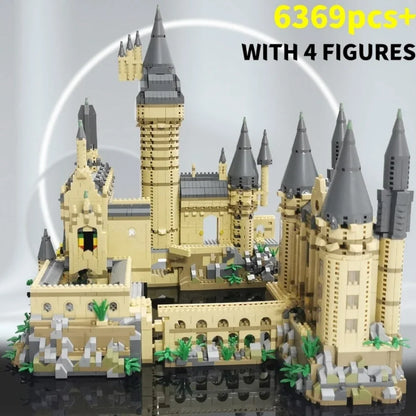New Magic Hogwarts Castle Micro Building  Blocks Street View Architecture Creative MOC Model Kit  Kids Christmas Birthday Gifts Beauty World Shop