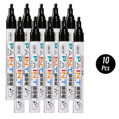 8 Colors Car Scratch Repair Paint Pen Quick Dry Touch Up Paint Repair Pen Waterproof Wheel Tyre Marker Auto Paint Marker Pens Beauty World Shop