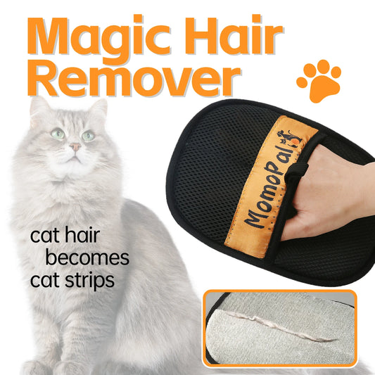 Pet Grooming Gloves Cats Hair Brush Pet Hair Removal Gloves Dual Brush Static-Free Cat Hair Cleaning Tool Hair Stripping Mitts Beauty World Shop