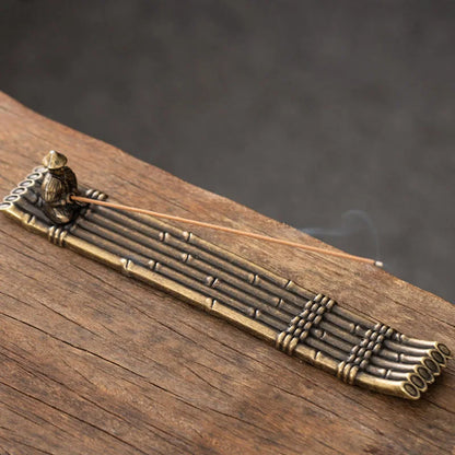 Creative Incense Holder Aromatherapy Ornament Incense Holder Boat Old Men Fishing Japanese Style Incense Stick Burner Home Decor Beauty World Shop