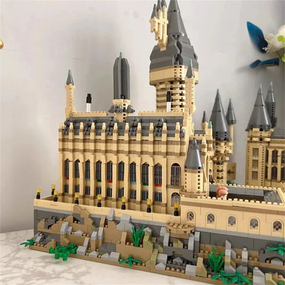 New Magic Hogwarts Castle Micro Building  Blocks Street View Architecture Creative MOC Model Kit  Kids Christmas Birthday Gifts Beauty World Shop