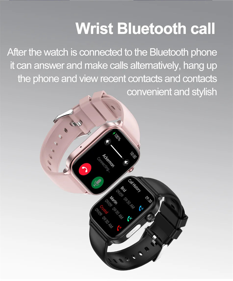 2025 New 24-Hour Health Monitoring Smart Watch Men Uric Acid Blood Lipids Heart Rate Bluetooth Call Smartwatch Women Beauty World Shop