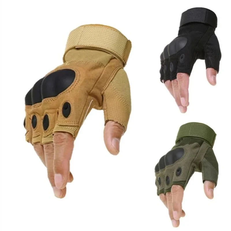 Half Finger Men Gloves Outdoor Military Tactical Gloves Sports Shooting Hunting Airsoft Motorcycle Cycling Gloves Beauty World Shop