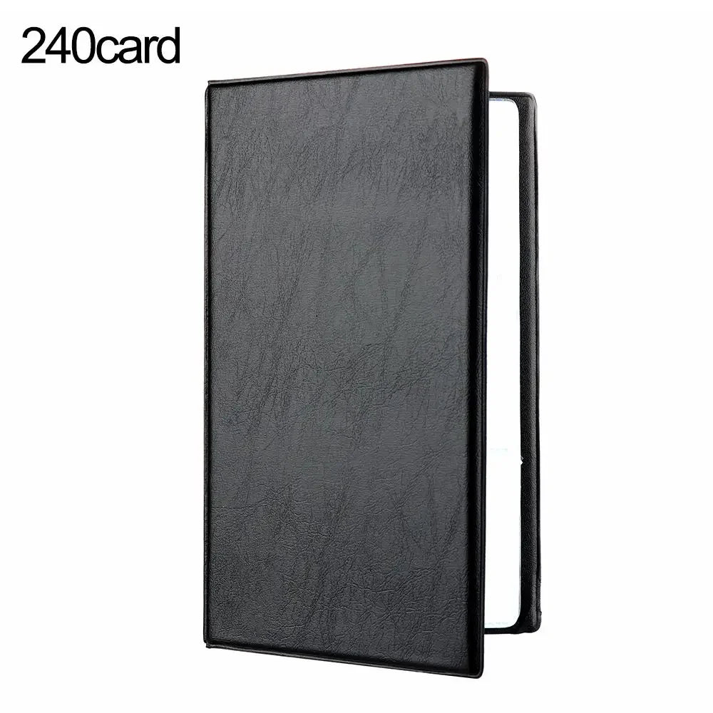 40/120/180/240/300 Cards ID Credit Card Holder Book Case Organizer Leather Business Cards ID Credit Card Holder Case Cards Album Beauty World Shop