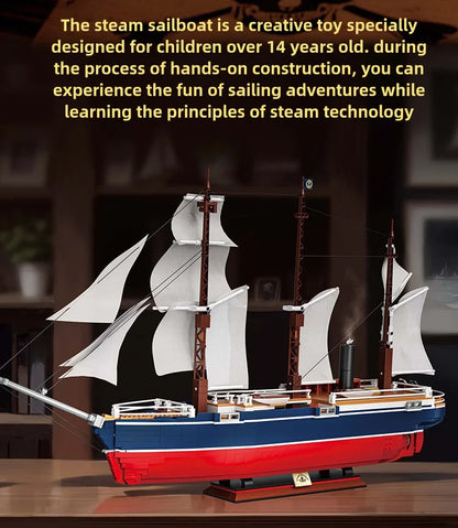 1424PCS Black Pirate Ship Building Blocks Skeleton Ghost Boat Model Assembly Bricks Toys Desktop Decoration Kids Holiday Gifts Beauty World Shop