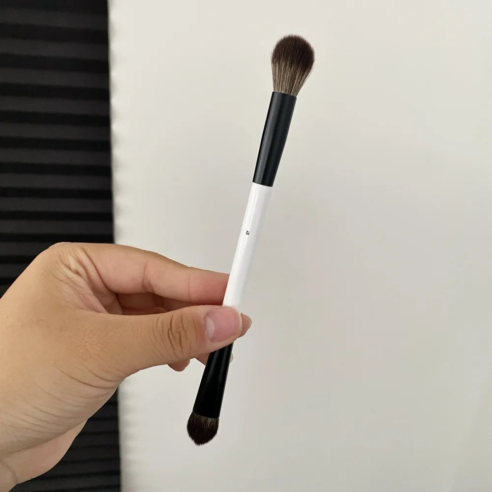 F4 Dual-Ended Foundation Face Brush Double-ended Powder Blush Contour and Eyeshadow Concealer Makeup Brushes Beauty World Shop